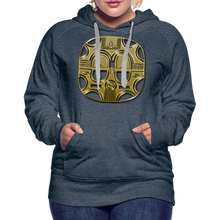 Afbeelding in Gallery-weergave laden, Mask 1 Women’s Premium Hoodie - heather denim
