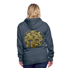 Afbeelding in Gallery-weergave laden, Mask 1 Women’s Premium Hoodie - heather denim