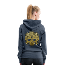 Afbeelding in Gallery-weergave laden, Mask 1 Women’s Premium Hoodie - heather denim