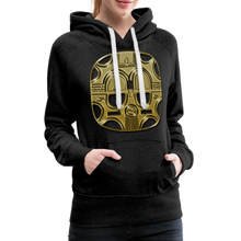 Afbeelding in Gallery-weergave laden, Mask 1 Women’s Premium Hoodie - charcoal grey