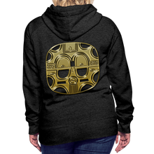 Afbeelding in Gallery-weergave laden, Mask 1 Women’s Premium Hoodie - charcoal grey