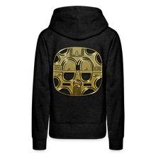 Afbeelding in Gallery-weergave laden, Mask 1 Women’s Premium Hoodie - charcoal grey