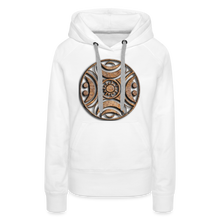 Indlæs billede til gallerivisning Stone Wheel 1 Women’s Premium Hoodie - white