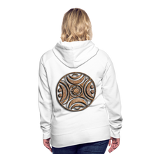 Indlæs billede til gallerivisning Stone Wheel 1 Women’s Premium Hoodie - white