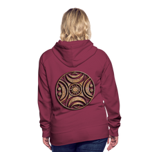 Indlæs billede til gallerivisning Stone Wheel 1 Women’s Premium Hoodie - burgundy
