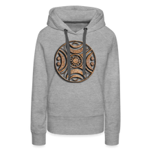 Indlæs billede til gallerivisning Stone Wheel 1 Women’s Premium Hoodie - heather grey