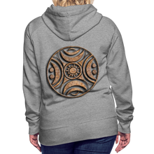 Indlæs billede til gallerivisning Stone Wheel 1 Women’s Premium Hoodie - heather grey