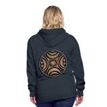 Indlæs billede til gallerivisning Stone Wheel 1 Women’s Premium Hoodie - navy