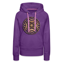 Indlæs billede til gallerivisning Stone Wheel 1 Women’s Premium Hoodie - purple
