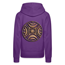 Indlæs billede til gallerivisning Stone Wheel 1 Women’s Premium Hoodie - purple