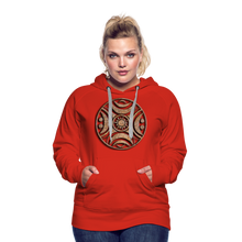 Indlæs billede til gallerivisning Stone Wheel 1 Women’s Premium Hoodie - red