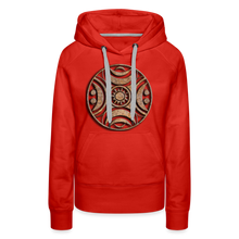 Indlæs billede til gallerivisning Stone Wheel 1 Women’s Premium Hoodie - red