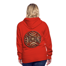 Indlæs billede til gallerivisning Stone Wheel 1 Women’s Premium Hoodie - red