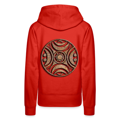 Stone Wheel 1 Women’s Premium Hoodie - red