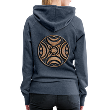 Indlæs billede til gallerivisning Stone Wheel 1 Women’s Premium Hoodie - heather denim
