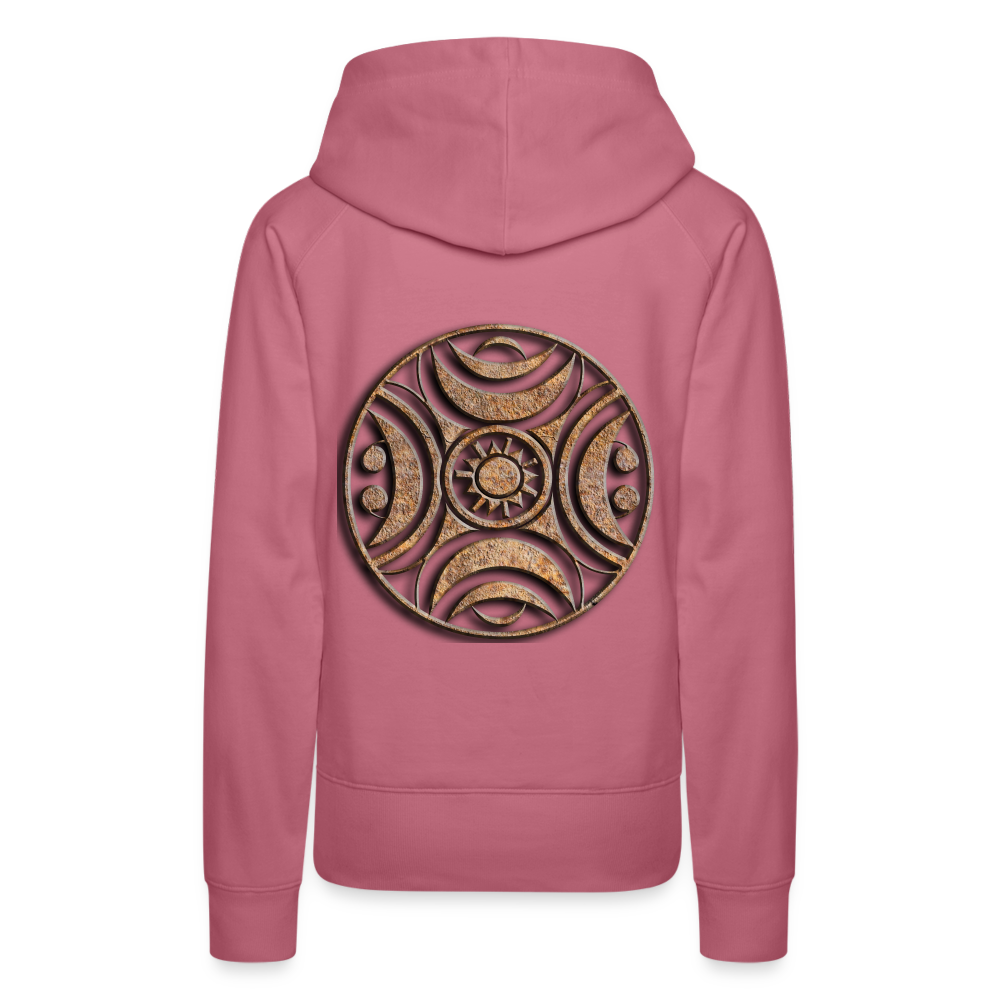 Stone Wheel 1 Women’s Premium Hoodie - mauve